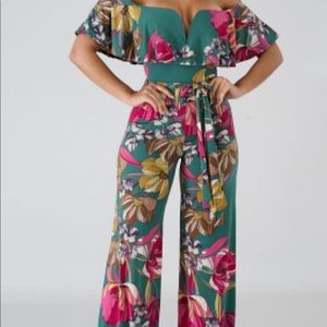 Floral jumpsuit